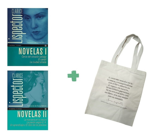 Novelas 1 Y 2 - Lispector - Fce - 2 Libros + Bolsa Regalo