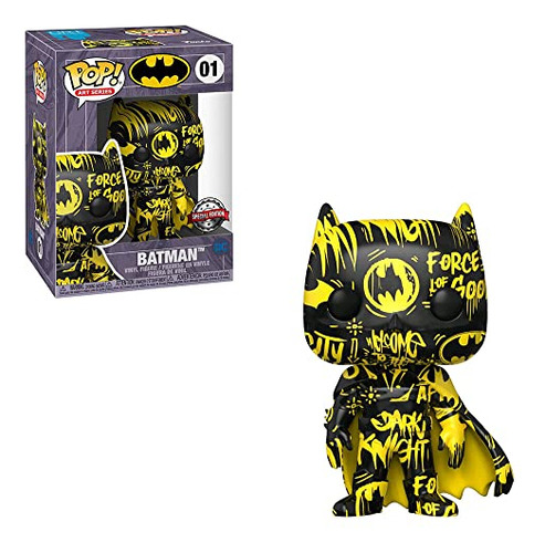 ¡funko Pop!serie De Arte: Dc Comics #01 - Batman Cnbsf