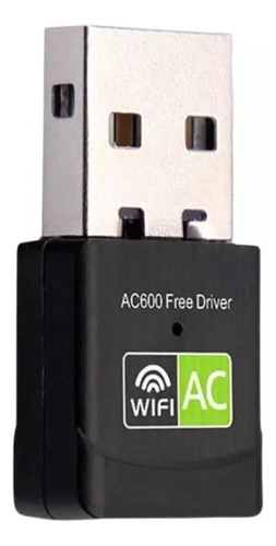 Adaptador/antena Wifi Usb Dual Band 2.4g Y 5g 600 Mbps