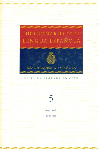 Diccionario De La Lengua Española Tomo 5