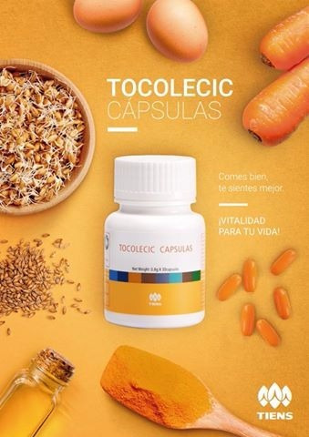 Tocolecic De Tiens, Antioxidante Por Excelencia, 100%natural