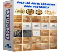 Comprar Pack 130 Artes Para Arquitetura Editáveis Psd + Png