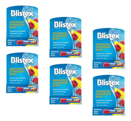 Blistex Protector Labial Raspberry Lemonade Blast, 0.15 Onz.