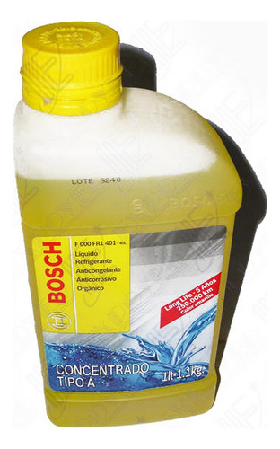 Liquido Refrigerante Bosch Amarillo 1lt.organico X12 U.