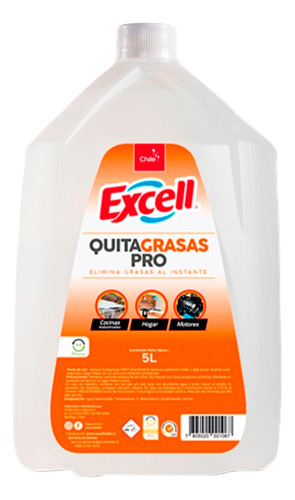 Quita Grasas Pro Excell 5 Litros