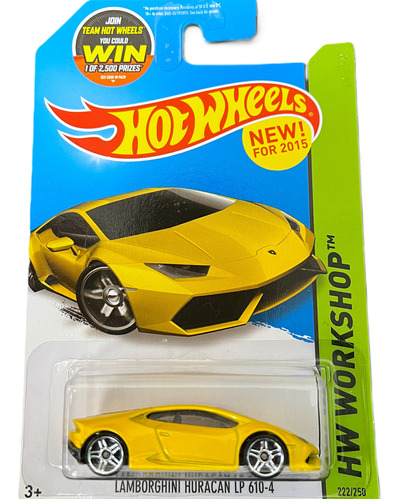 Hot Wheels Lamborghini Huracán Lp 610-4 (2015) Primera Ed.