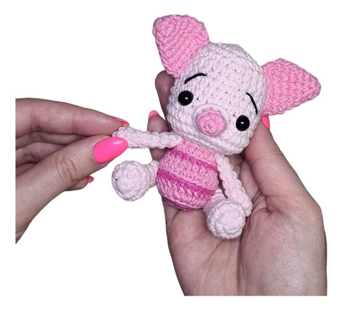 Baby Piglet (winnie Pooh) - Muñeco Tejido - Amigurumi