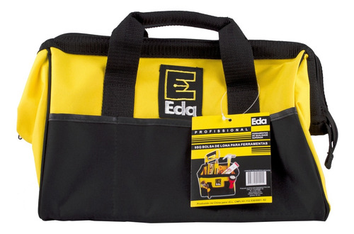 Bolsa Mala Em Lona Com Alça Para Carregar Ferramentas Eda Cor Amarelo
