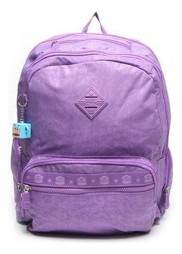 Mochila De Costas Sestini Paul Frank Chaveiro Roxo Sestini