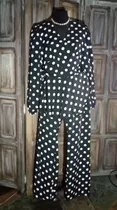 Comprar Conjunto Lunares.nuevo.muy A La Moda.talla L Holgada.rayón. 