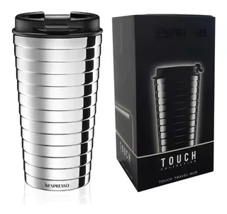 Nespresso Travel Mug - Vaso Termico - Touch Limited Edition Color Plateado