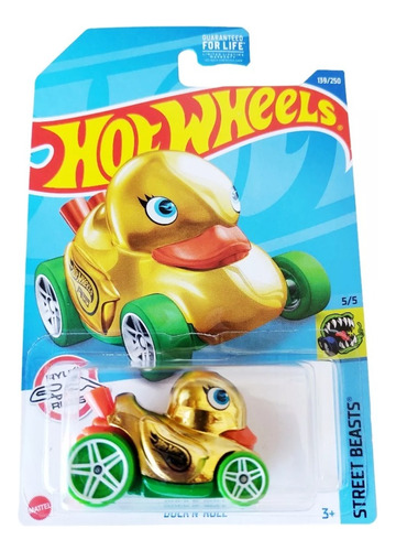 Hot Wheels Pato Duck N Roll Treasure Hunt Th Gold Colección