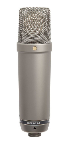 Micrófono Rode NT1-A condensador  cardioide silver