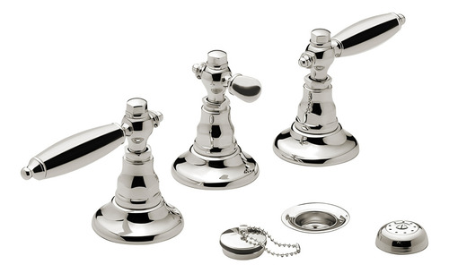 Grifería Bidet Fv Vermont Lever 0295/83l Niquel Cerámic Bidé Acabado Mate