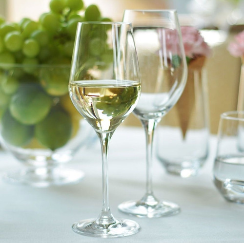 Copa Vino Blanco Krosno Cristal Línea Splendour X 6 Unidades