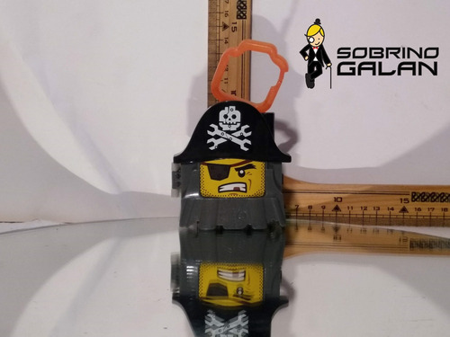 Llavero Cabeza Pirata Lego Mcdonalds (juguete Cajita Feliz)