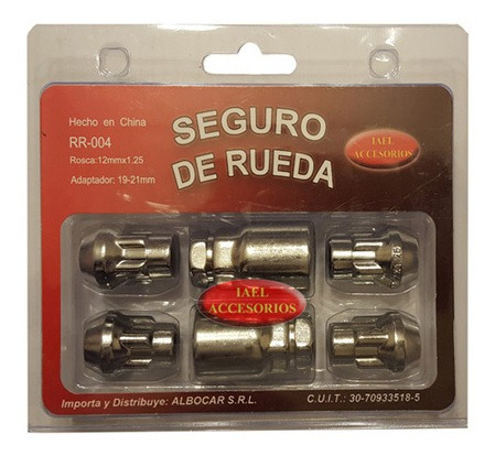 Imagen 2 de 12 de Seguro Rueda Antirobo 4 Tuercas 4 Nissan Pathfinder 02/12