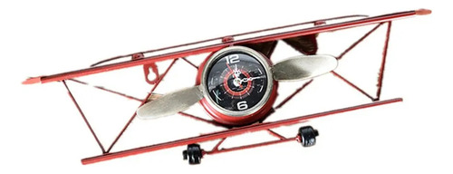 Reloj Colgante Avion Adorno De Pared