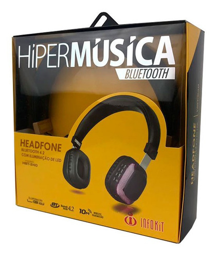 Fone De Ouvido Sem Fio Bluetooth De Alta Definição Hbt-240