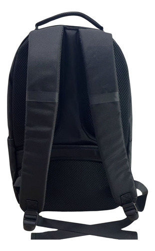 Mochila Vertikal Laptop 13 , Respaldo Acolchado, Poliéster. Color Negro Diseño De La Tela Lisa
