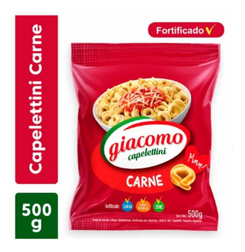 Capelletis  Carne 500 Gr Giacomo Fideos