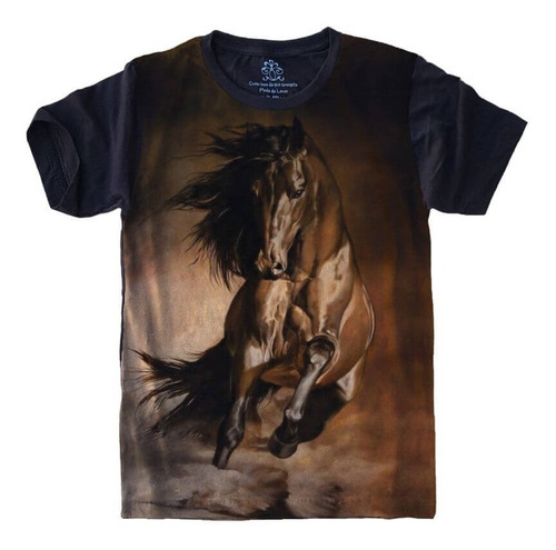 Camiseta Infantil Bebê Cavalo Horse  S-468