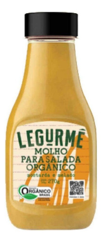 Molho Para Salada Mostarda E Melado Orgânico Legurmê 270g