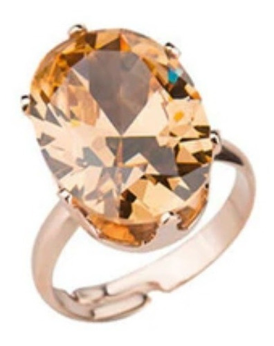 Anillo Ajustable Cristal Mujer + Bolsa Regalo Joyas