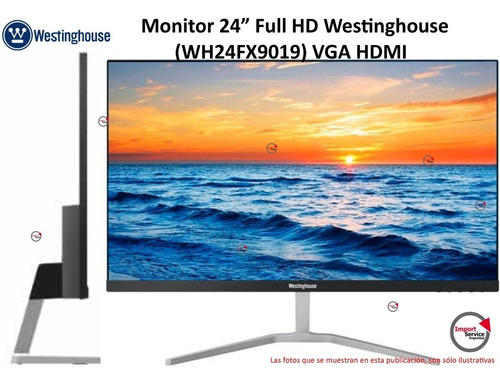 Monitor 24  Full Hd Westinghouse (wh24fx9019) Vga/hdmi