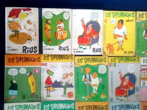 Los Supermachos - Rius - Eduardo Del Río - Comic Historieta 