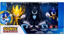 Comprar Pack 3 Figuras Sonic The Hedgehog Forms Pack Super Sonic