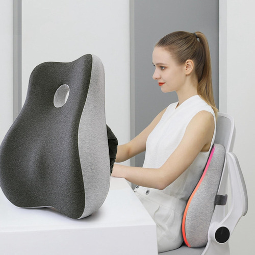 . Cojín De Soporte Lumbar Para Asiento De Coche, Alivio Del