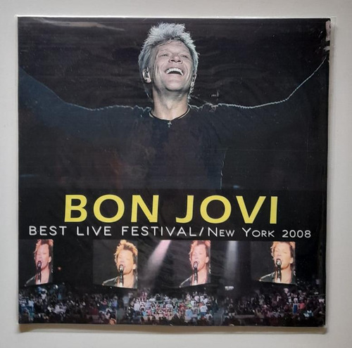 Bon Jovi Best Live Festival Lp Vinilo Argen 19 Hh