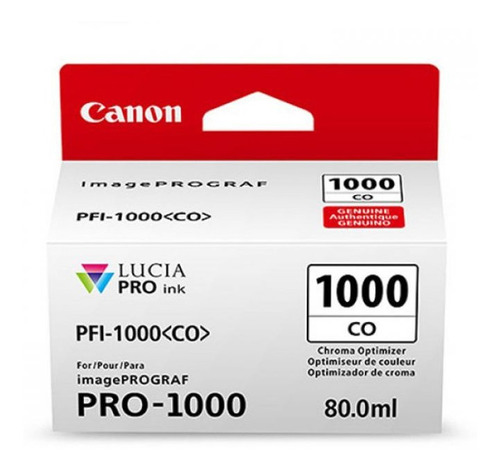 Tinta Canon Pfi-1000 Co Lucia Pro Optimizador De Croma Ink 