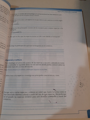 Historia 1 Ejercicios Segundo Grado - Griselda Sarmiento F. (Usado)