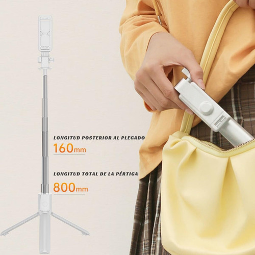 3en1 Palo Selfie Trípode, Selfie Stick Bluetooth Con Control
