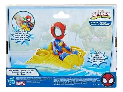 Hombre Araña Balsa Aracnida Hasbro - Spidey Water Web Raft