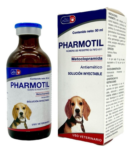 Pharmotil 50 Ml Solución Inyectable Perros Y Gatos