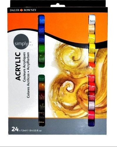 Acrilico En Pomo Daler Rowney Simply X24 Colores Microcentro