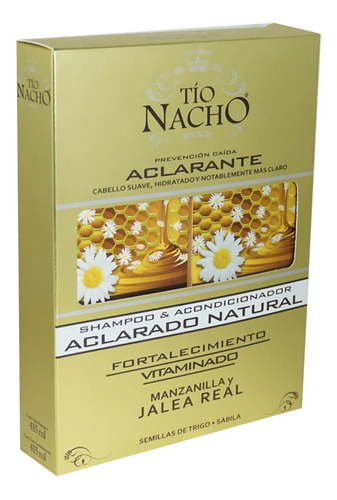 Pack Tío Nacho Aclarante Shampoo + Acondicionador 415ml