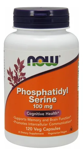 Supplement Now Foods, Fosfatidilserina, 120 Cápsulas