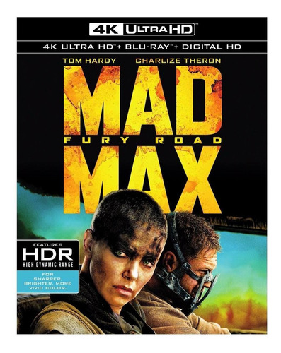 4k Ultra Hd + Blu-ray Mad Max Fury Road / Furia En El Camino