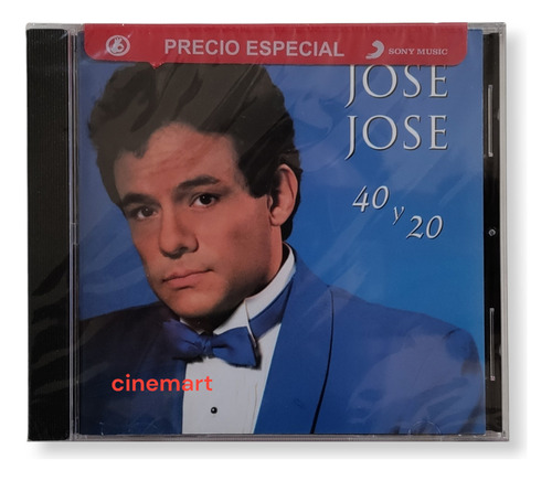 Jose Jose 40 Cuarenta Y 20 Veinte Disco Cd Nuevo