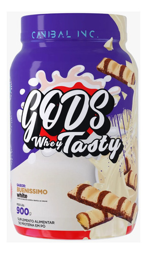 Gods Whey Tasty 3w 900g - Canibal Inc Sabor Bueníssimo