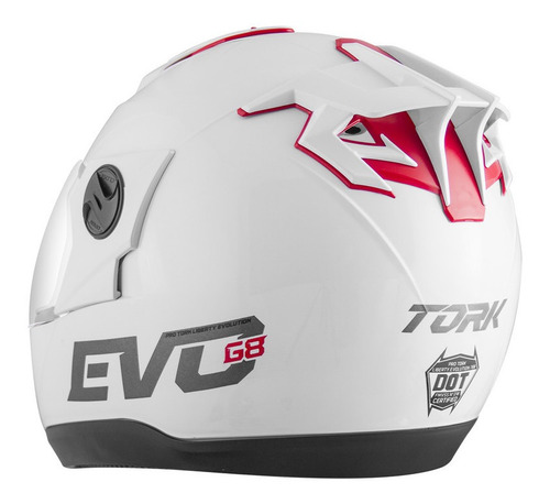 Imagen 2 de 9 de Casco Moto Integral Pro Tork Evolution G8 Evo Certificado