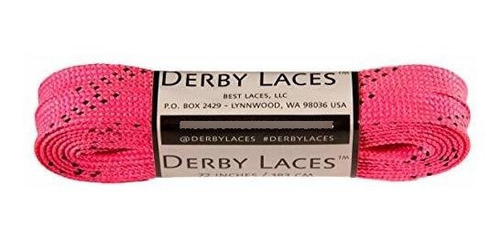 Derby Cordones De Las Rosas De 72 Pulgadas Encerado Del Patí