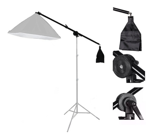 Brazo Boom Para Softbox Luz Superior Hair Light