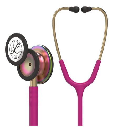 Estetoscópio 3M Littmann Classic III 5806 Framboesa Com Rainbow