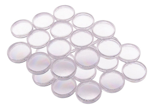 Cápsulas De Monedas Transparentes De 100 Piezas Propiedad