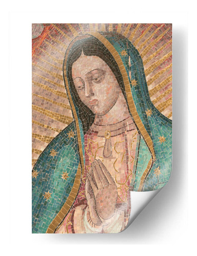 Poster - Virgen De Guadalupe En Mosaico 70x105